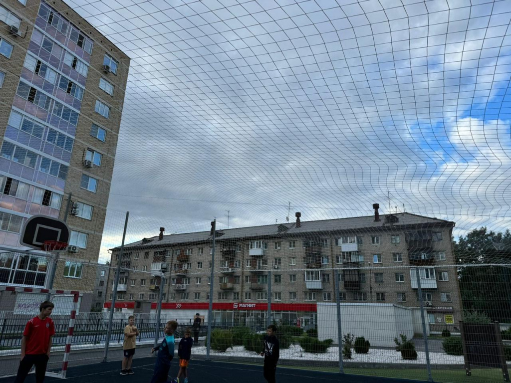 Заградительная сетка для площадки
